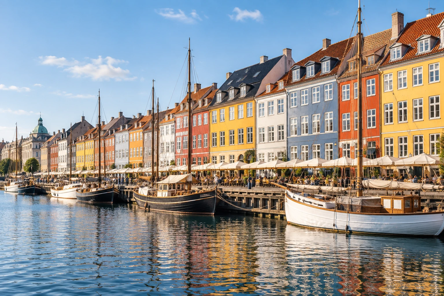 Bymotiv inspireret af København